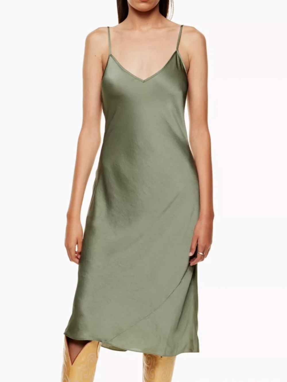 Wilfred Only Satin Midi Slip Dress